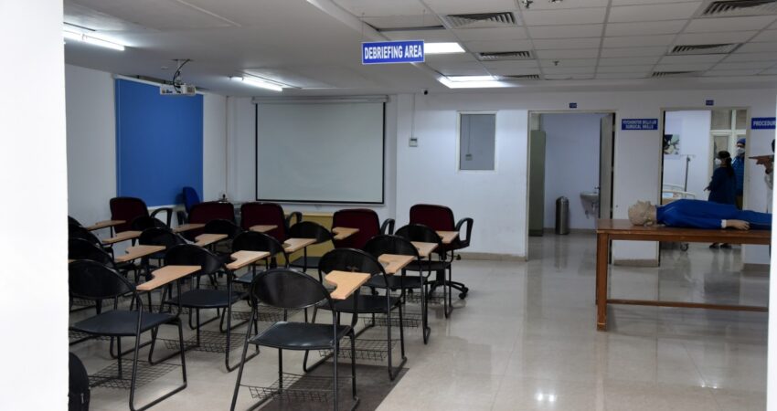 2. Debriefing area